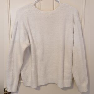 Fluffy White Sweater